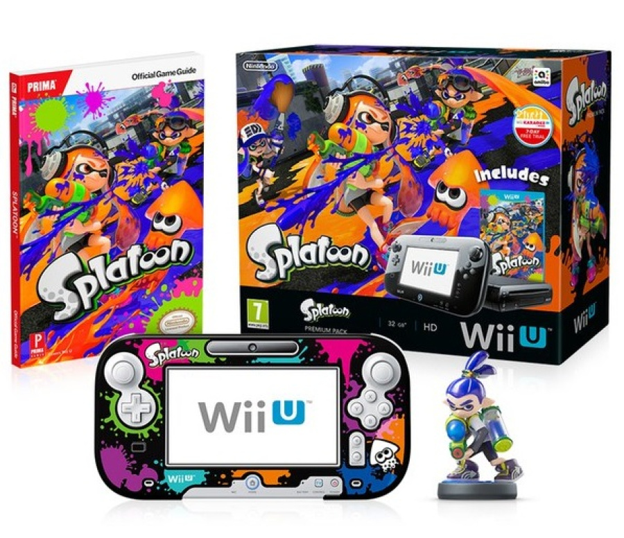 Official Nintendo UK Store Launches Splatoon Wii U Bundles with amiibo and a GamePad Skin