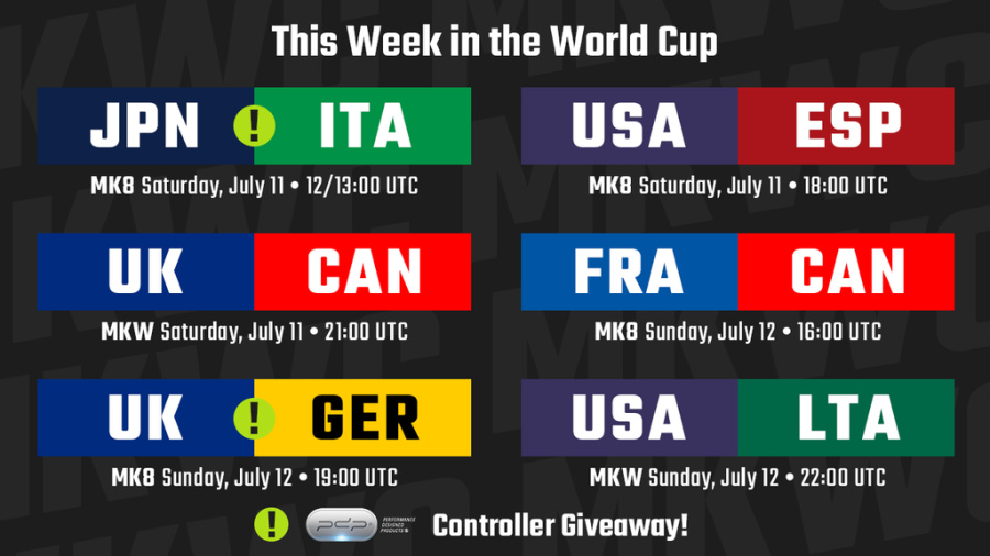 MK World Cup Schedule