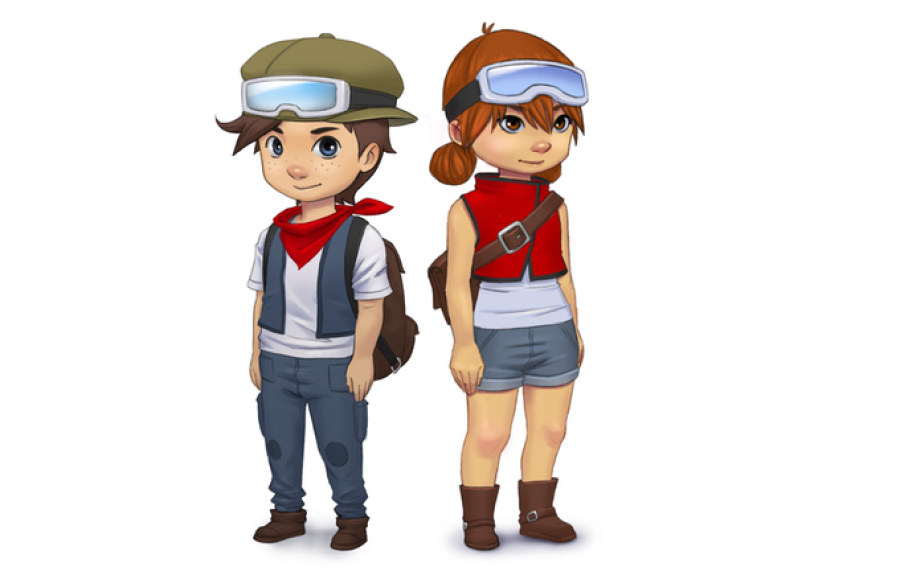 The main character can be a boy or a girl