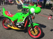 Weirdness: Weirdness: Mario Kart 8's Yoshi Bike Found In Japan