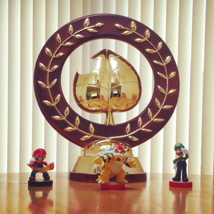 Here's the seriously amazing 1st prize in our Mario Kart 8 tourney!
