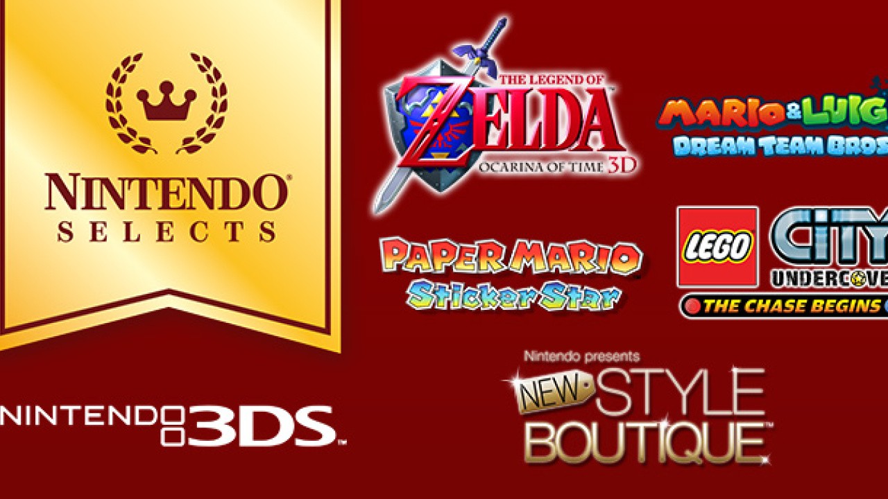 Reminder Five More 3DS Nintendo Selects Titles Are Now Up for Grabs in