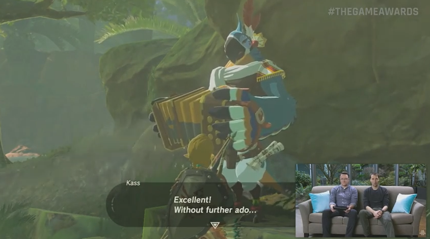 Prior to the surprise appearance of Switch on the Jimmy Fallon show, the Wii U version of Breath of the Wild was shown during The Game Awards