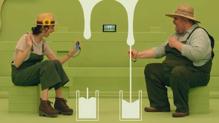 Nintendo cited quirky milking marketing by NOA as generating "additional buzz"