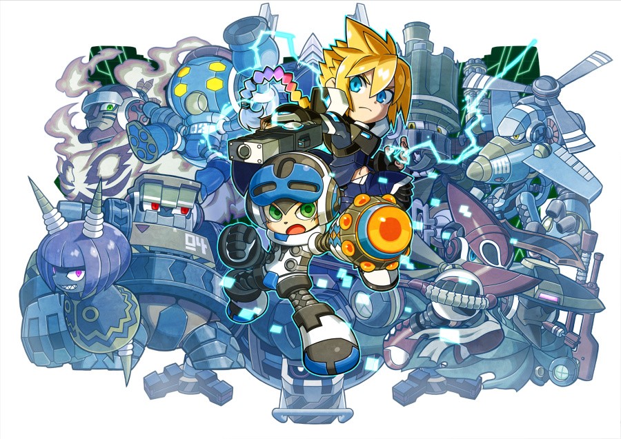 Mighty Gunvolt Burst - Key Art.png