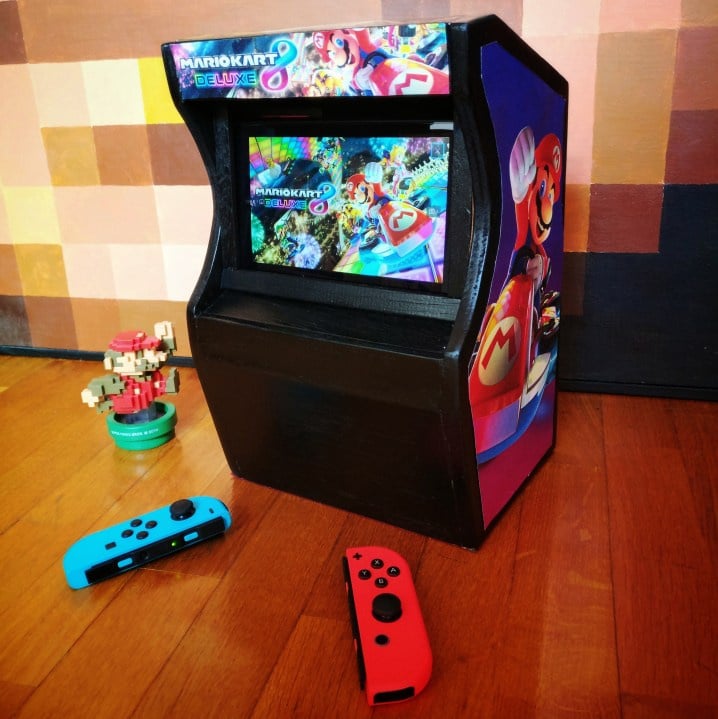 random: the nintendo switch is perfect as a tiny arcade cabinet