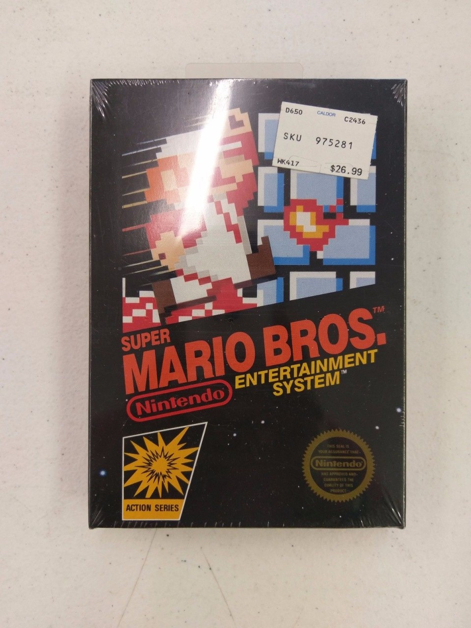 Random Sealed Copy Of Super Mario Bros. Fetches Over