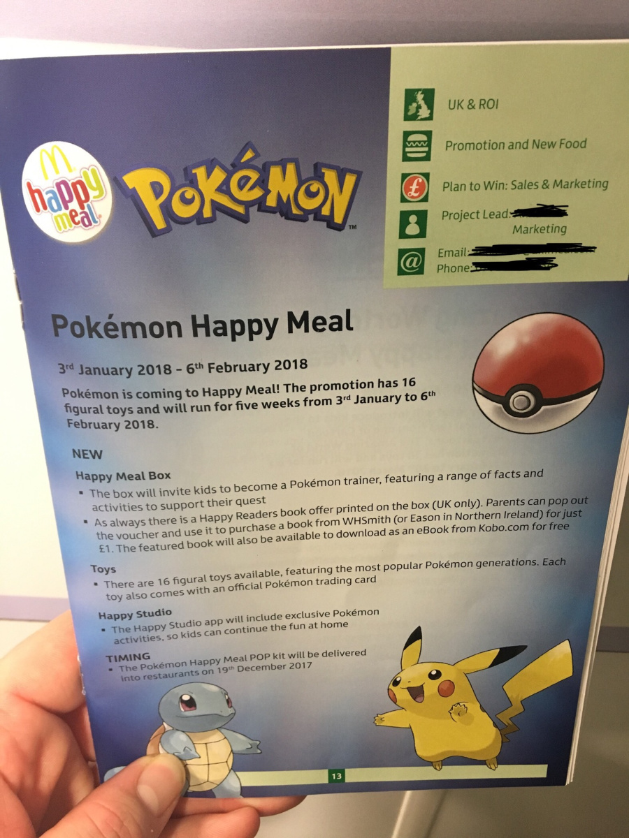 Pokémon Happy Meals Are Coming To McDonald's In The UK - Nintendo Life