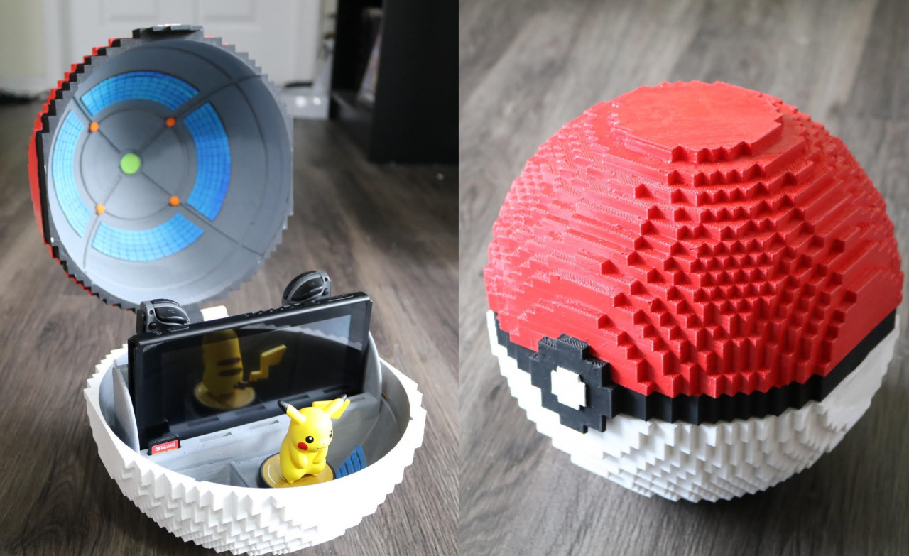 Awesome: This Fan-Made Poké Ball Dock Holds Your Switch, Controllers And Games ...1280 x 783