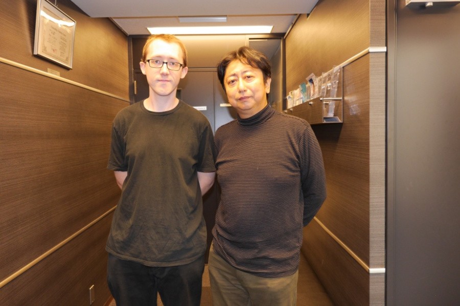 John Szczepaniak meeting Hidenori Shibao in 2013