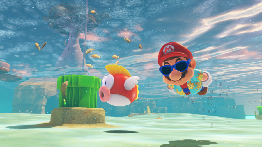 Swim for it!