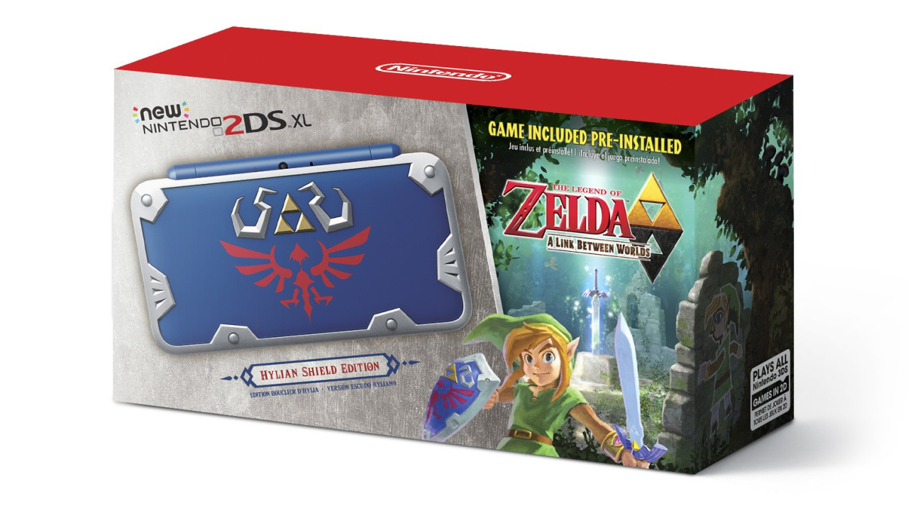 A 'Hylian Shield Edition' Legend Of Zelda 2DS XL Is Coming Exclusively