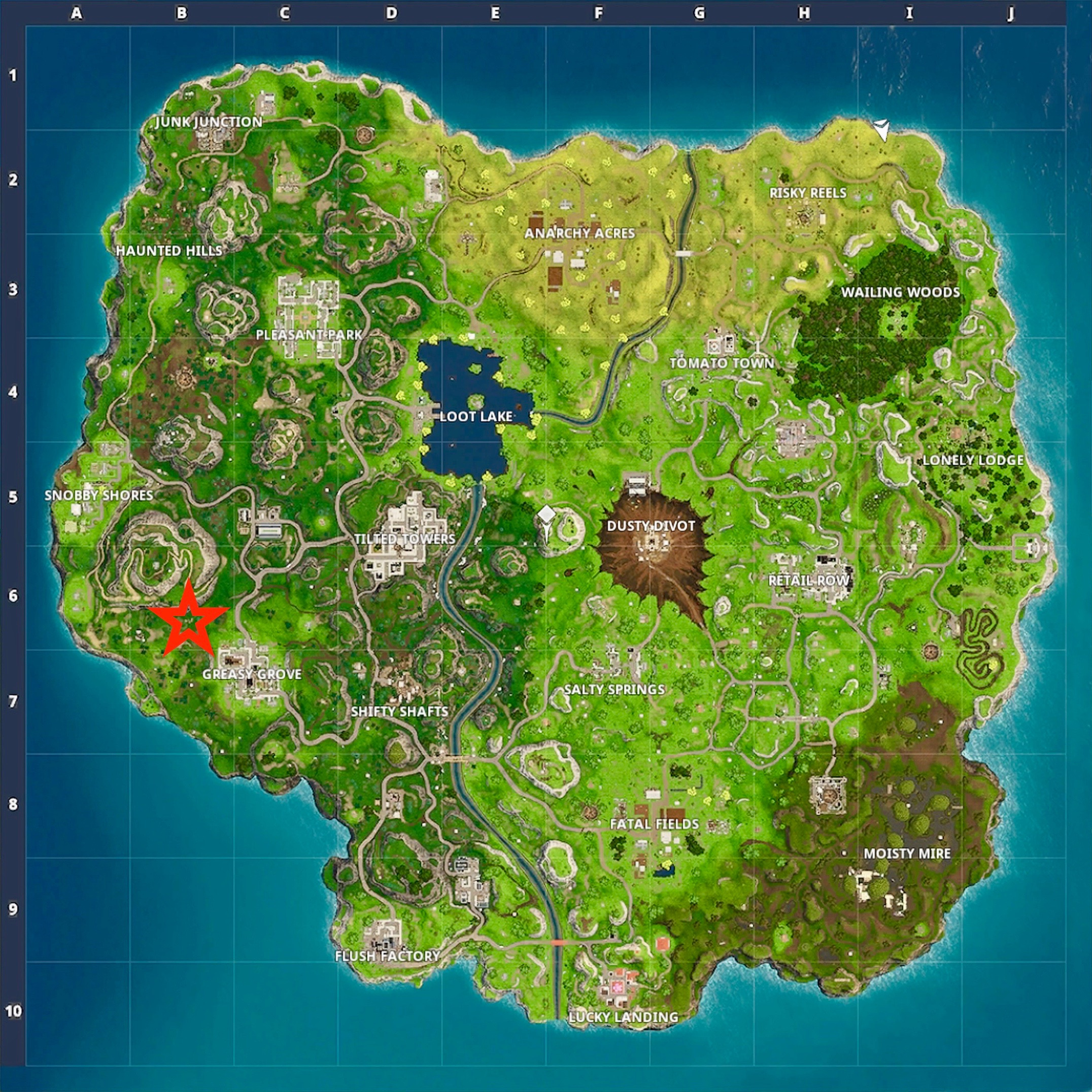 Fortnite - Search Between A Playground, Campsite, And A ...