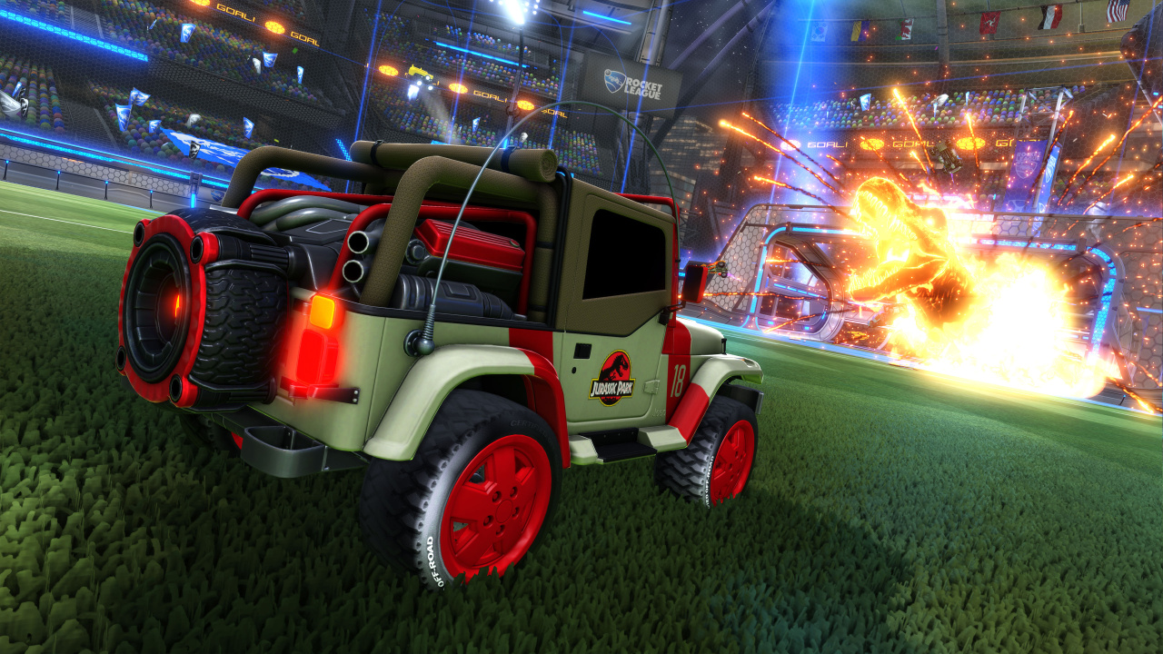 Rocket League Is Getting Jurassic World Themed Goodies On
