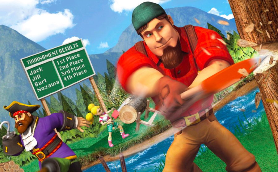Go Play Lumberjacks was Panic Button's first stab at mastering motion-based gameplay