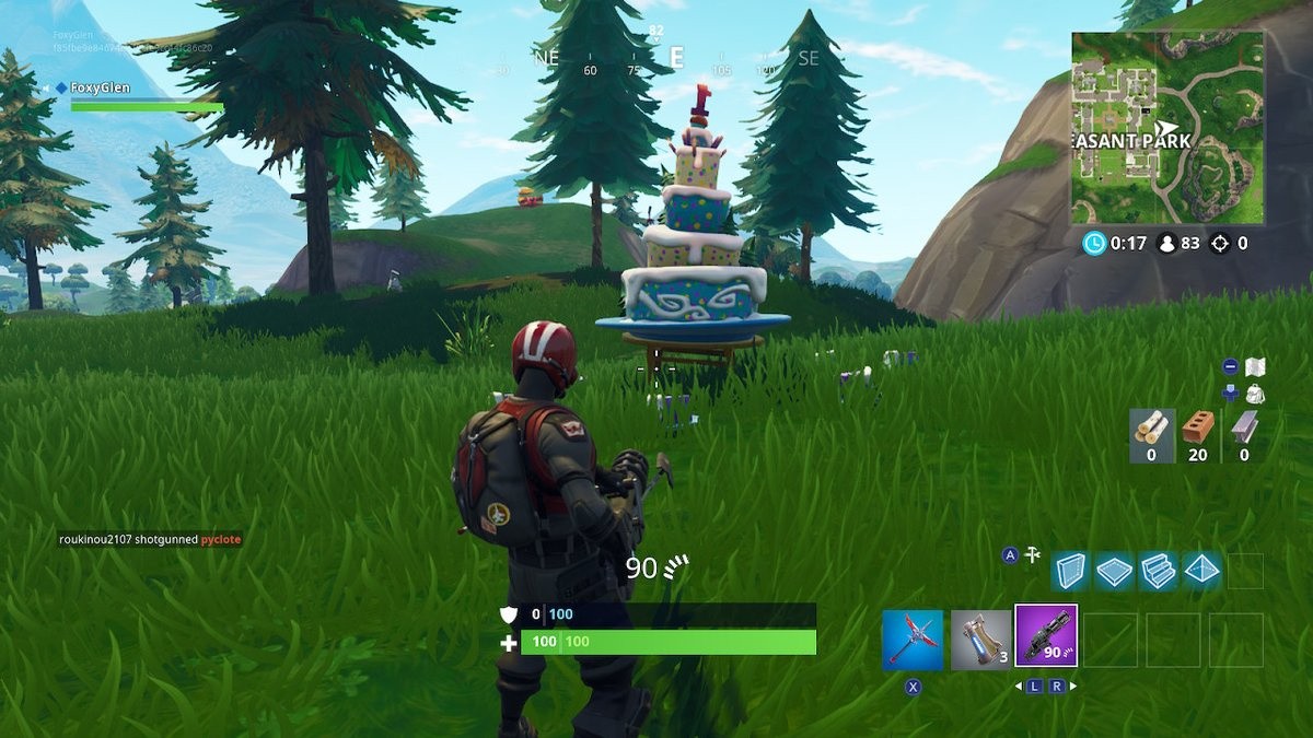 Fortnite Birthday Cake Locations How To Dance In Front