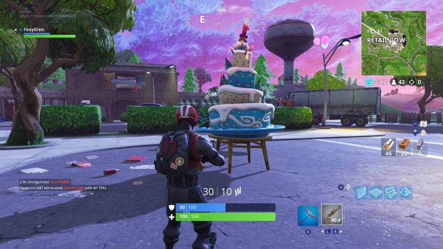 Loot Lake Birthday Cake