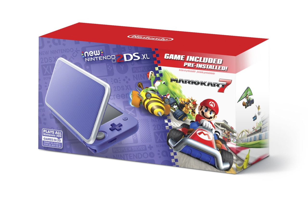 A Brand New Purple And Silver New Nintendo 2DS XL Is ...