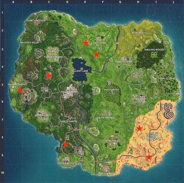 Fortnite Flaming Hoops Locations - How To Jump Through ... - 624 x 622 jpeg 247kB