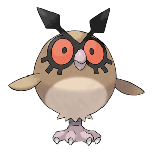 Pokémon: Hoothoot (Galar Pokédex # 019 / National Pokédex # 163)