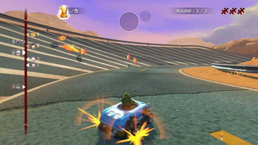 Garfield Kart Furious Racing Review: captura de pantalla 3 de 5
