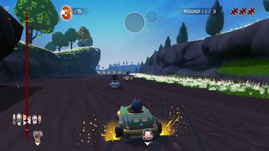 Garfield Kart Furious Racing Review: captura de pantalla 2 de 5