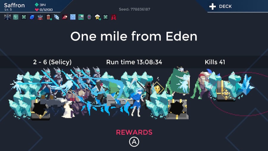 One Step From Eden Review - Captura de pantalla 1 de 3