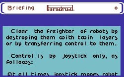Paradroid Screenshot