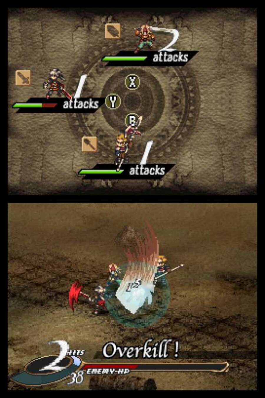 Valkyrie Profile Covenant of the Plume (DS) Screenshots