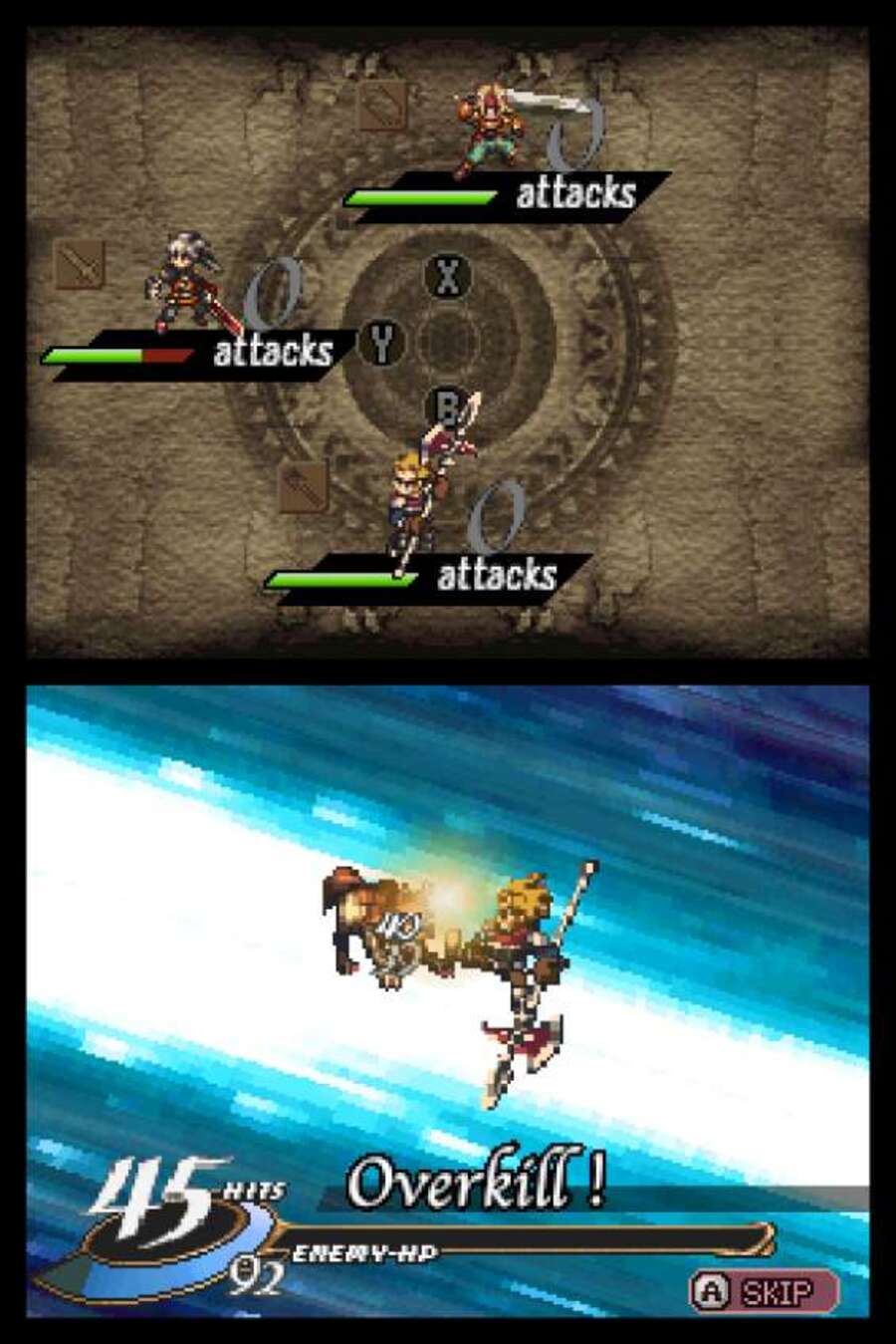 Valkyrie Profile Covenant of the Plume (DS) Screenshots