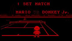Mario's Tennis Screenshot