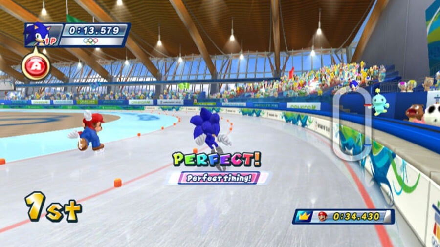 Mario & Sonic at the Olympic Winter Games (Wii) Screenshots