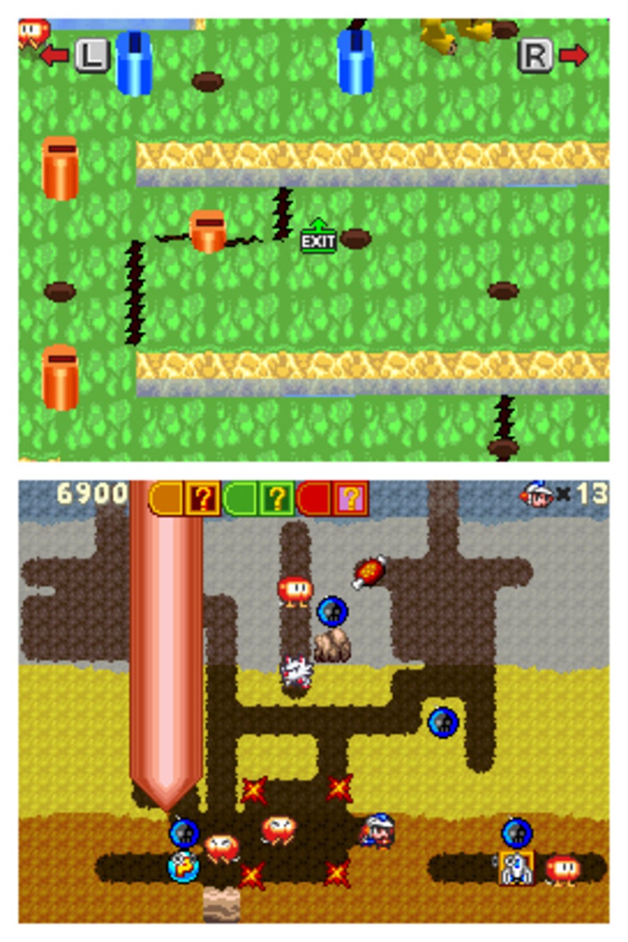 Dig Dug Digging Strike (DS) Screenshots