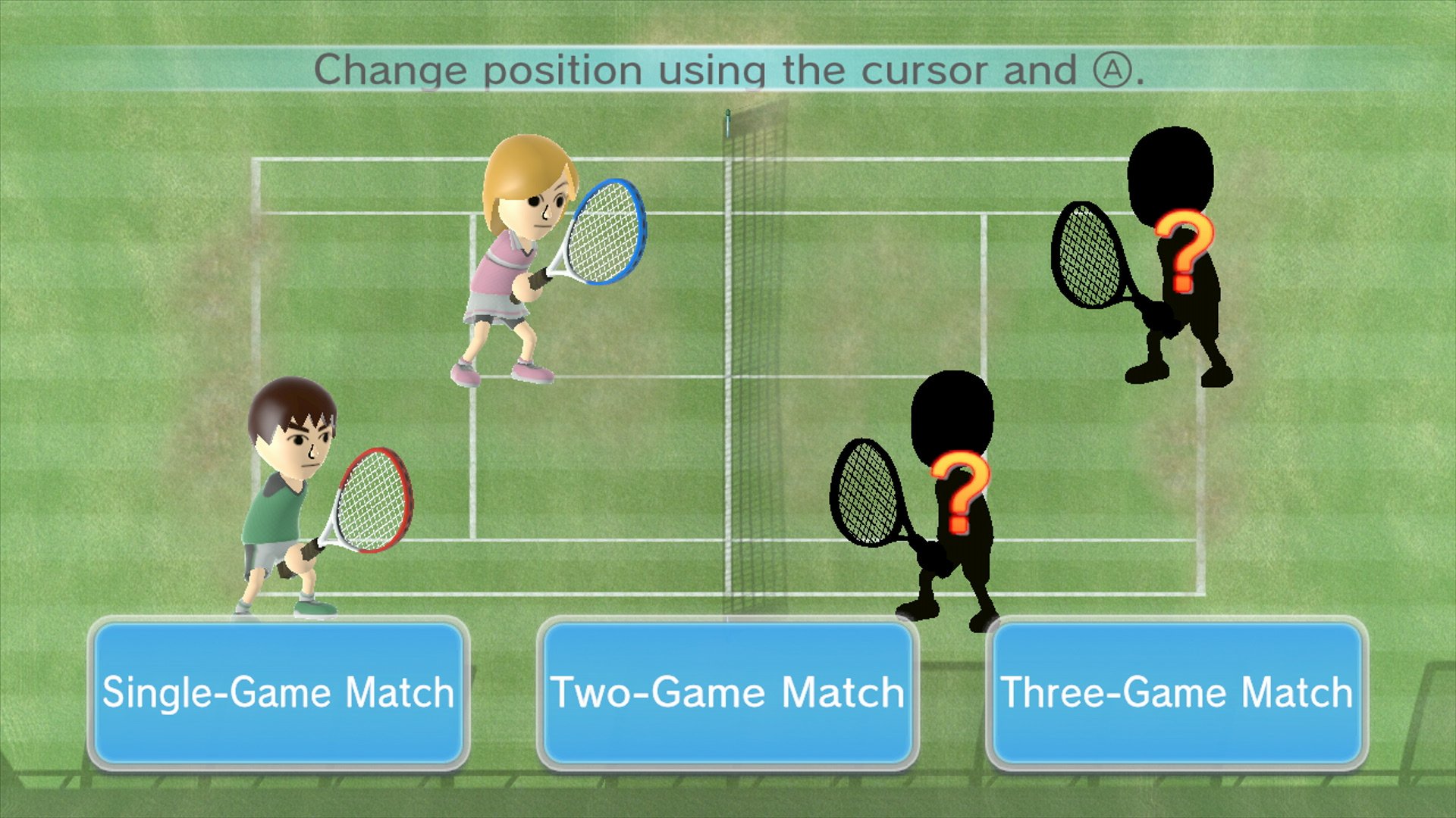 Wii tennis