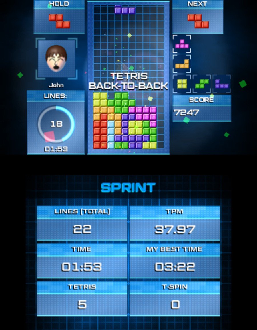 Tetris Ultimate (3DS) Screenshots