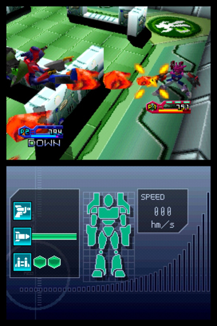 Custom Robo Arena (DS) Screenshots