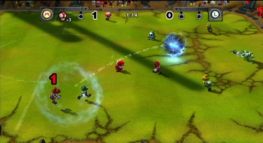 Mario Strikers Charged (Wii) Screenshots