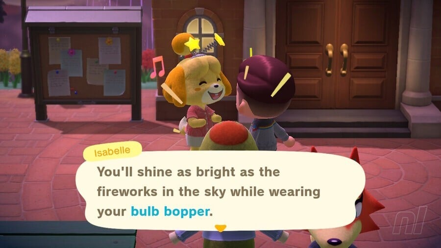 Animal Crossing New Horizons Isabelle Bulb Bopper