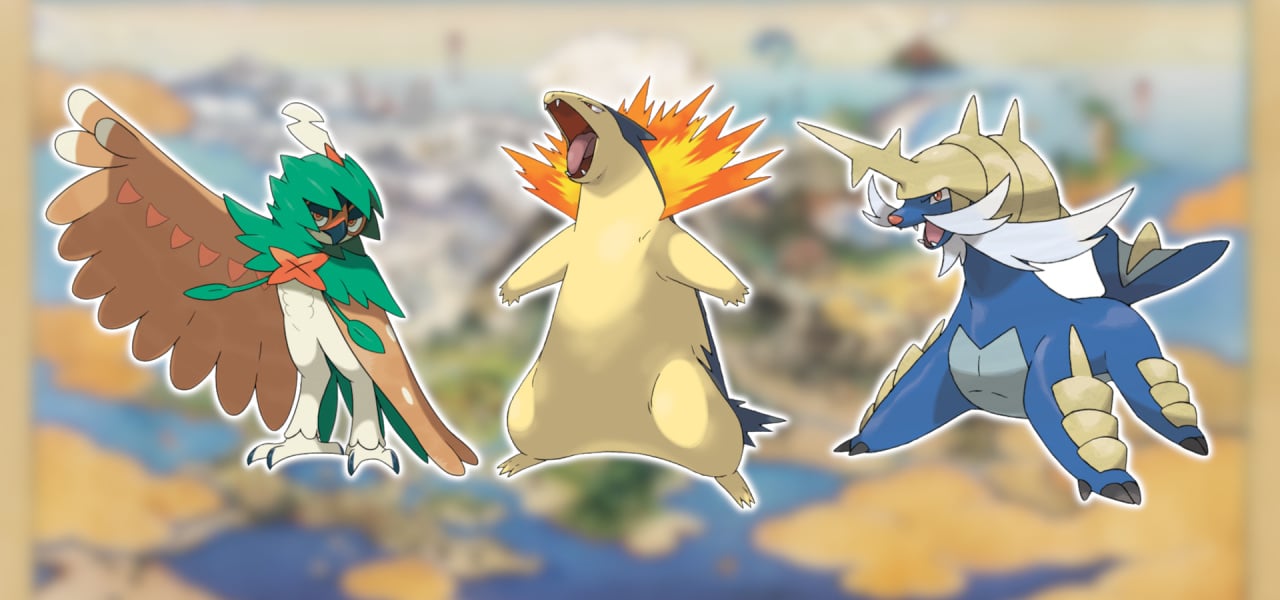 Pokémon Legends: Arceus - Hisuian Final Starter Evolutions 