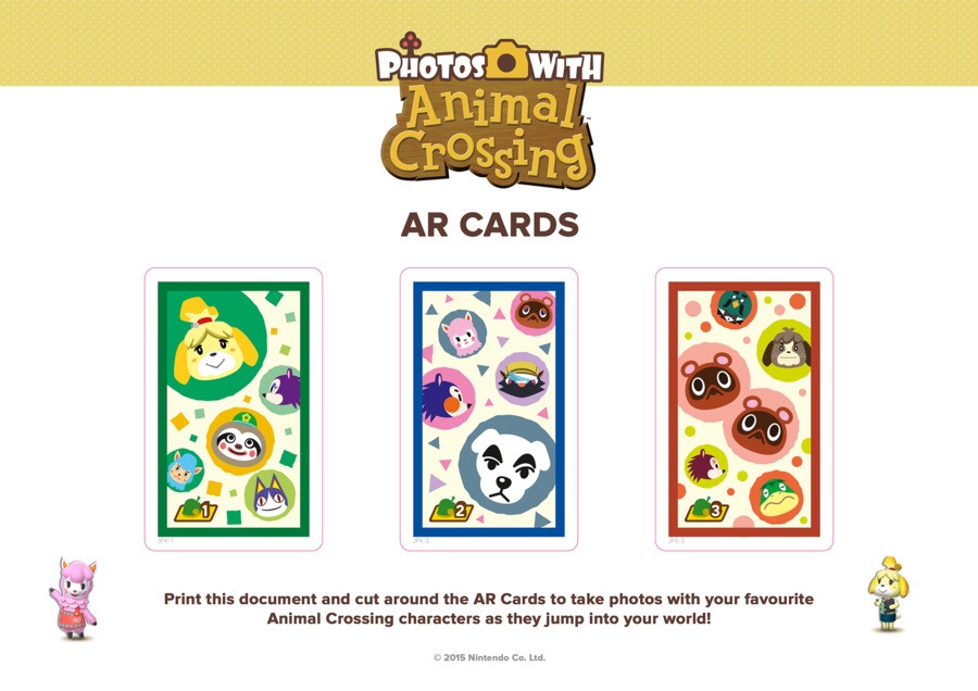 Photos with Animal Crossing - AR Cards (click to enlarge)