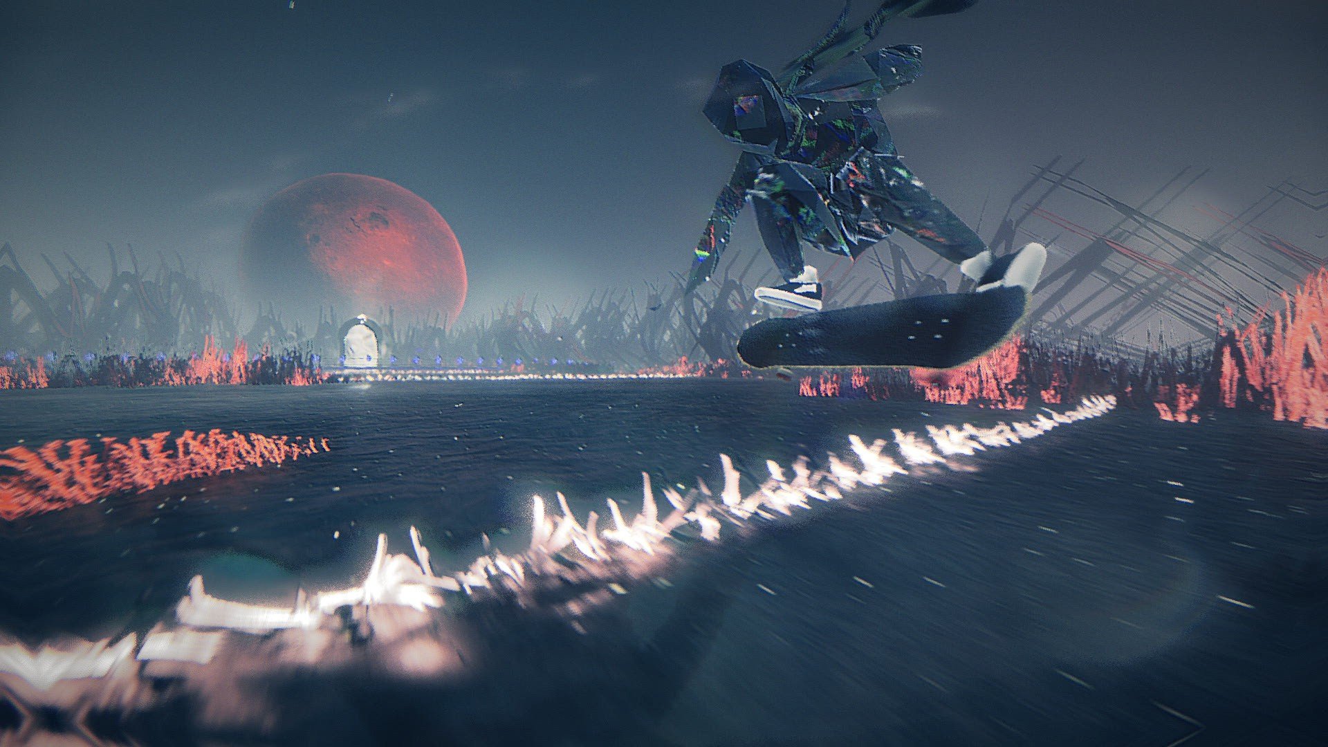 Skate Story on Switch 2: Devolver Digital Unveils Glass-Skater Adventure with Dazzling Style