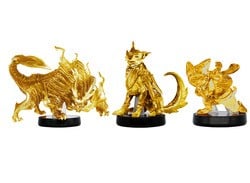 "Special Edition" Gold Monster Hunter Rise amiibo Set Up For Grabs In 7-Eleven Japan Lottery