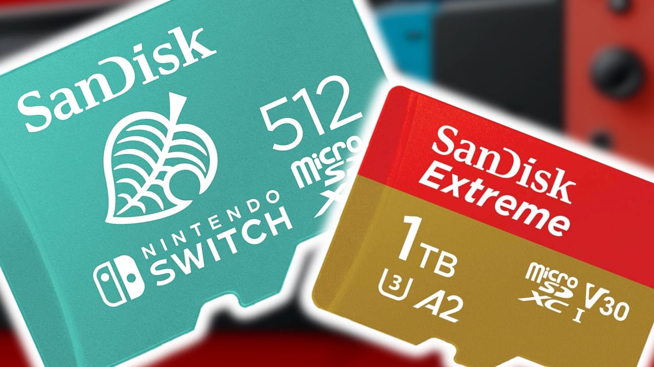 SanDisk 512GB Nintendo Switch MicroSD Card/Memory Card for