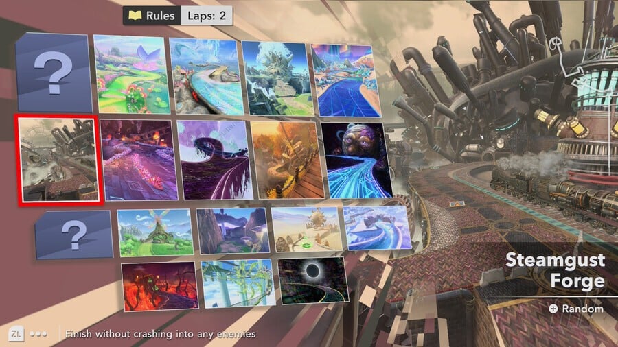 Kirby Air Riders Air Ride Track