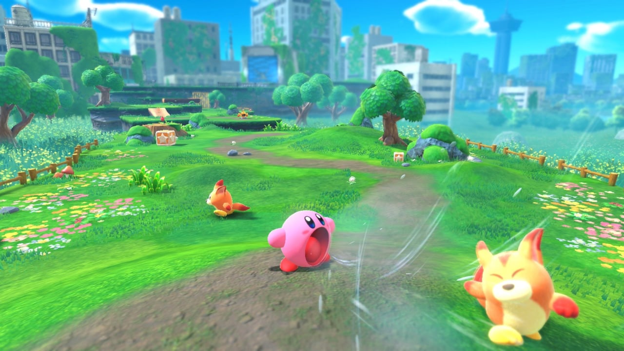 Kirby and the Forgotten Land - game screenshots at Riot Pixels, images