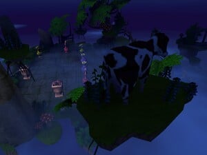 Sky Night Cow