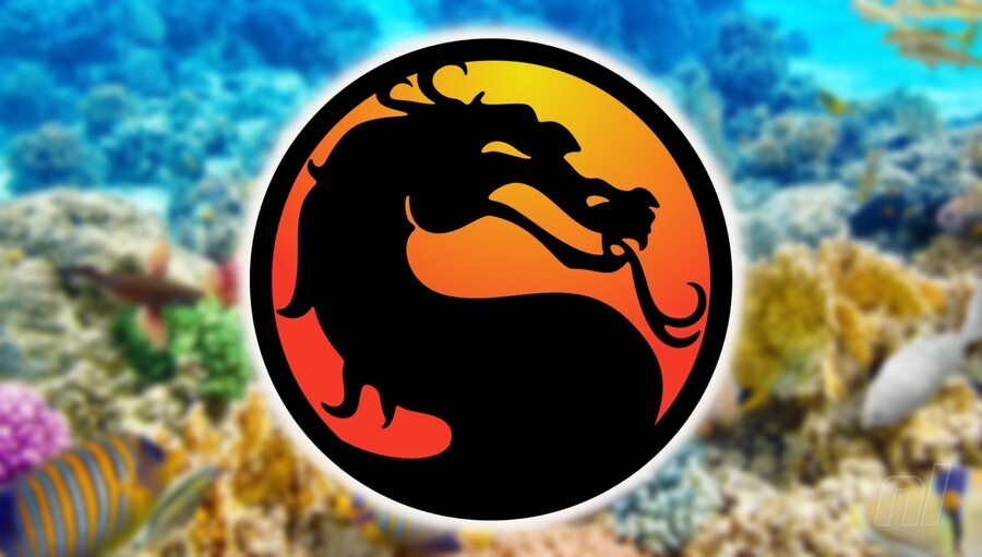 Mortal Kombat-Logo - Unter dem Meer