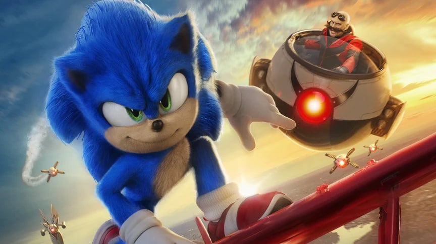 New Sonic The Hedgehog 2 movie poster is pure Mega Drive nostalgia