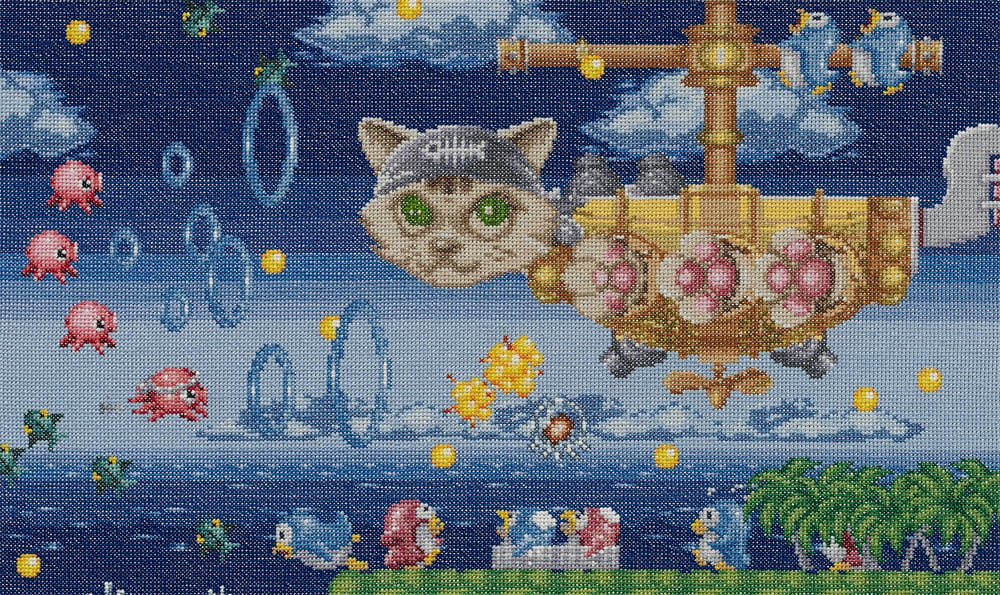 Free Getting Over It Cross Stitch Pattern – Cross Stitch Quest