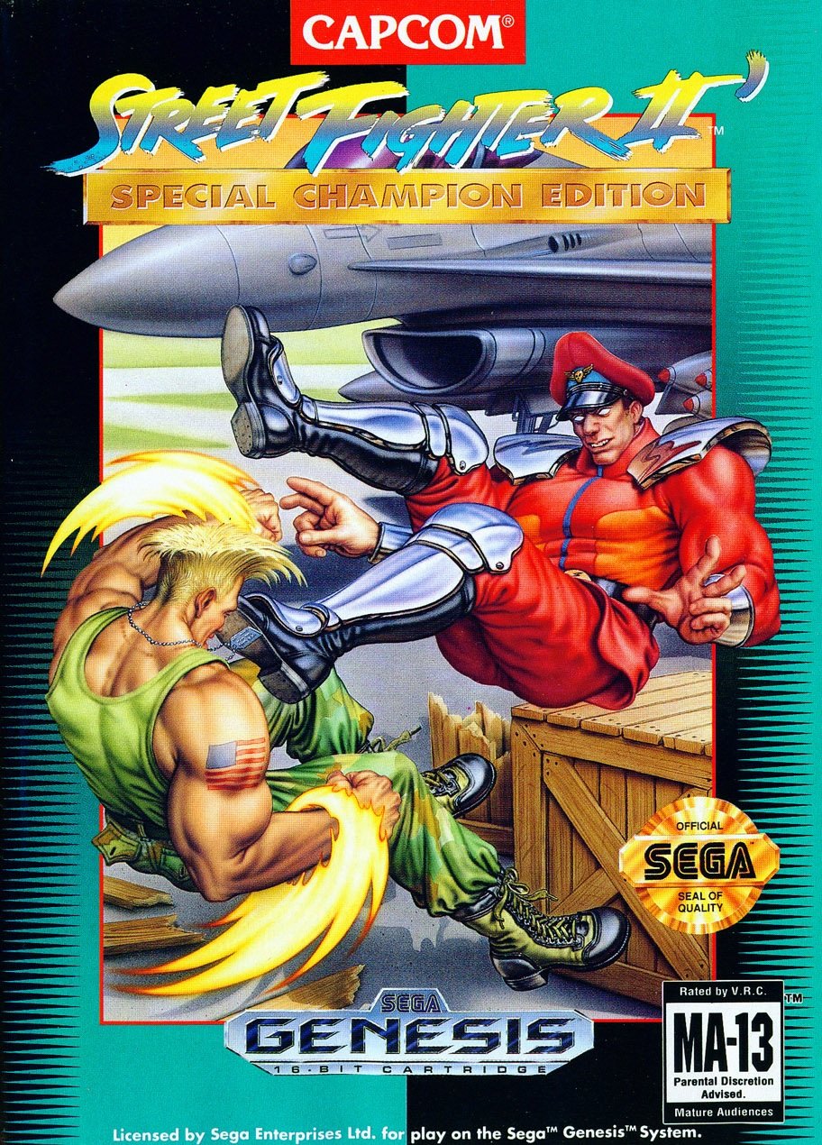 Super Street Fighter II Turbo (1994): Loved this box art as a kid